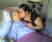 me and grandma at the hospital feb 09